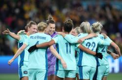 -世界杯决赛夺冠女足队员欢呼庆祝