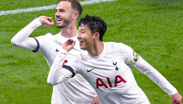 热刺客场击败伯恩茅斯，继续保持前四位置